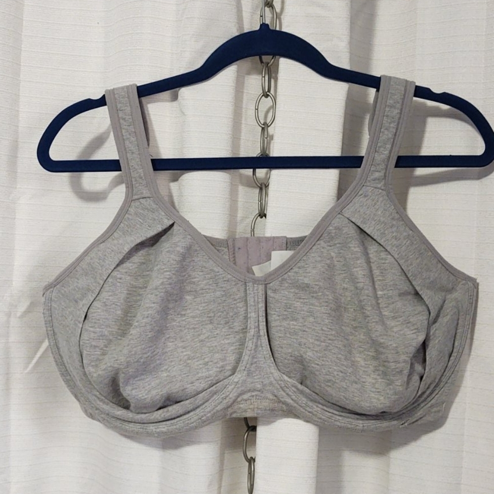 Cotton knit bra